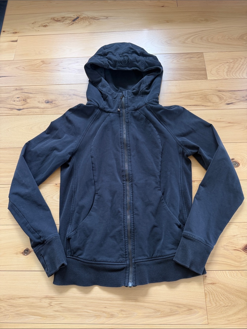 Lululemon Black Scuba Zip-Up Hoodie Size 8